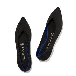 BRAND NEW Black Rothy's Point Flats